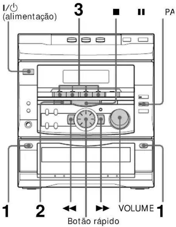 SONY MHCR300 - Leitura de uma cassete - 1