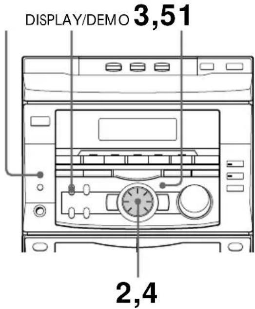 SONY MHCR300 - Étape 2 : Réglage de l'heure - 1