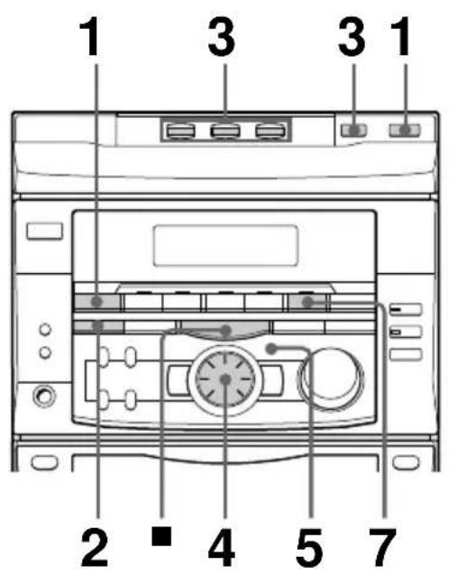 SONY MHCR300 - Programação das pistas do CD - 1