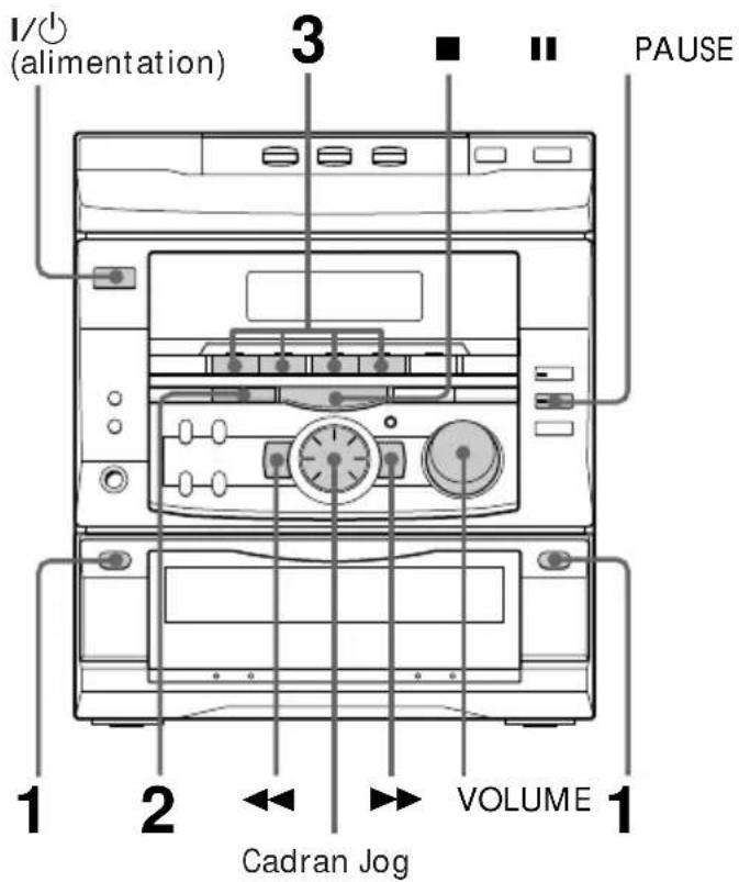 SONY MHCR300 - Lecture d'une cassette - 1
