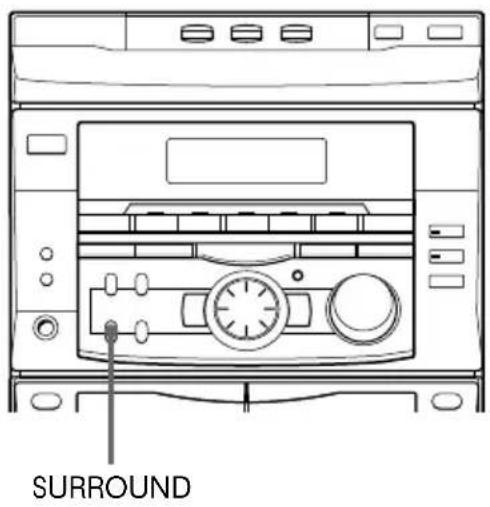 SONY MHCR300 - Activación del efecto ambiental - 1