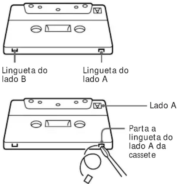 SONY MHCR300 - Para fazer uma gravação definitiva - 1