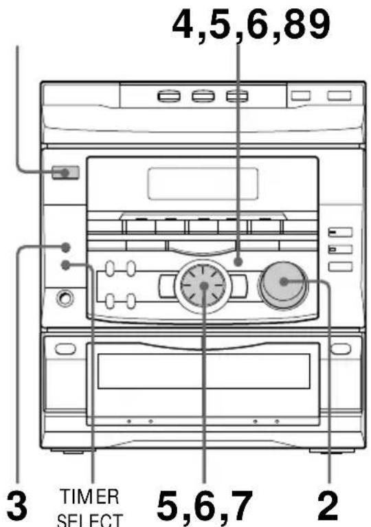 SONY MHCR300 - — Cronodespertador - 1