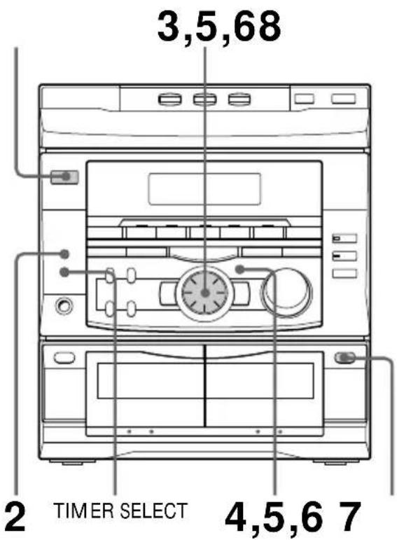 SONY MHCR300 - Enregistrement par minuterie des émissions de radio - 1