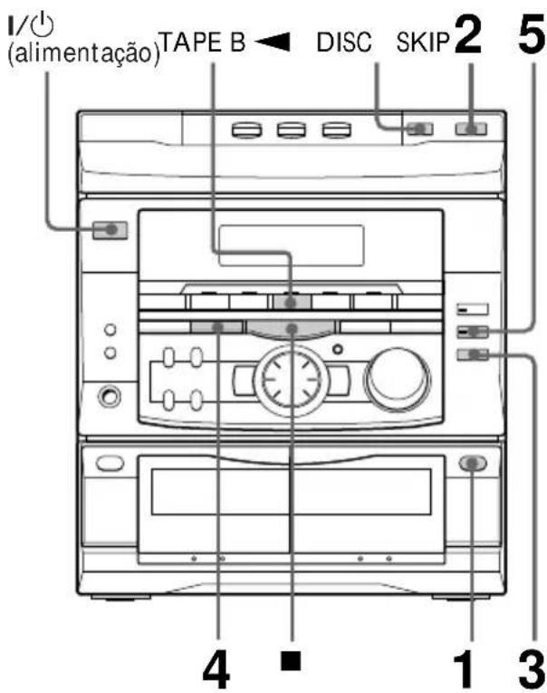 SONY MHCR300 - — Gravação sincronizada de CD - 1