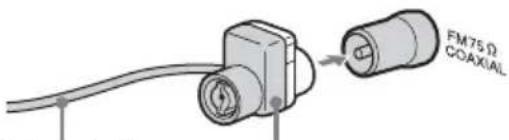 SONY MHCRG551S - Raccordez les antennes FM/AM. - 5