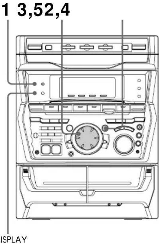 SONY MHCR880 - Etape 2: Réglage de l'heure - 1