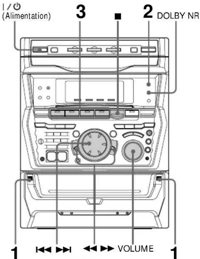 SONY MHCR880 - Lecture d'une cassette - 1