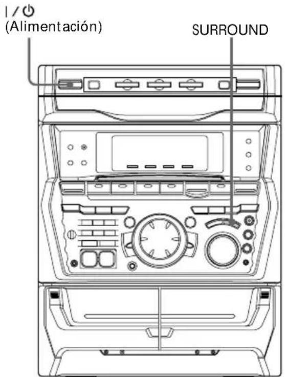 SONY MHCR880 - Selección de efectos perimétricos - 1