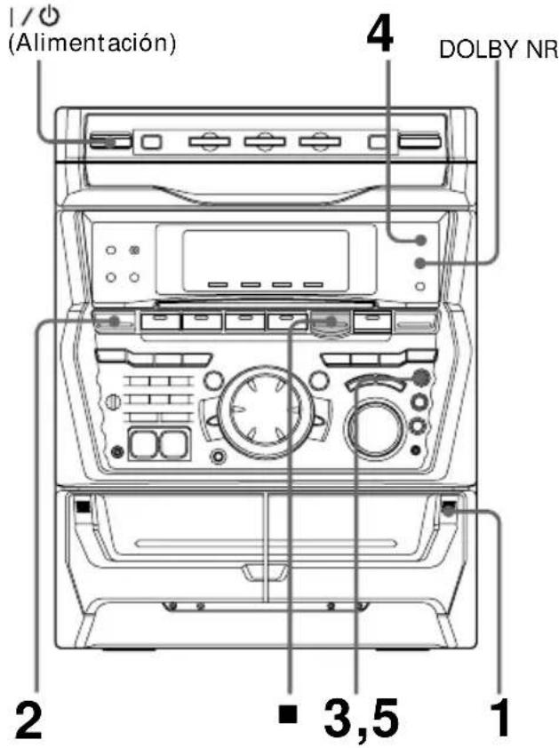 SONY MHCR880 - Grabación manual de una cinta - 1