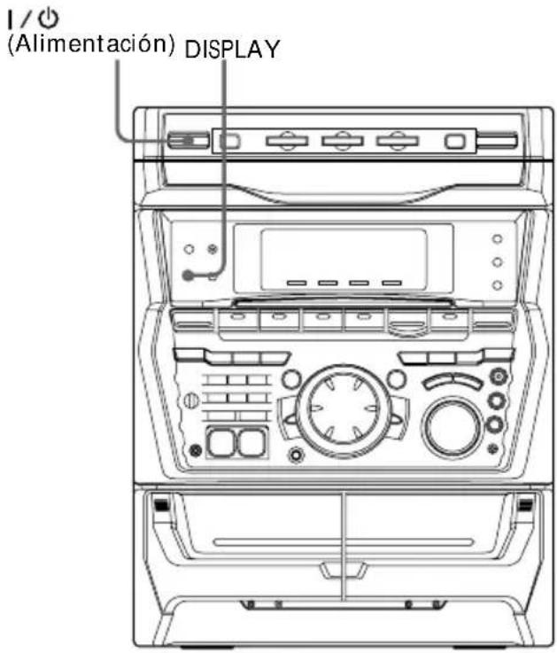 SONY MHCR880 - Utilización del visualizador del reproductor de discos compactos - 1