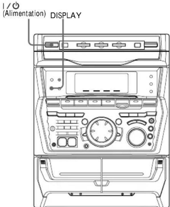 SONY MHCR880 - Utilisation de l'affichage - 1