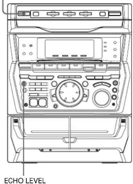 SONY MHCR880 - Réglage de l'echo du microphone - 1