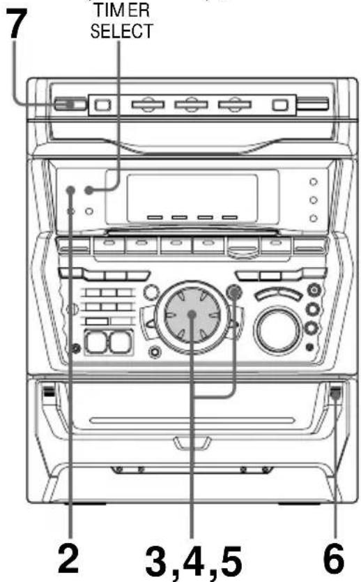 SONY MHCR880 - Grabación de programas radiofónicos con el temporizador - 1