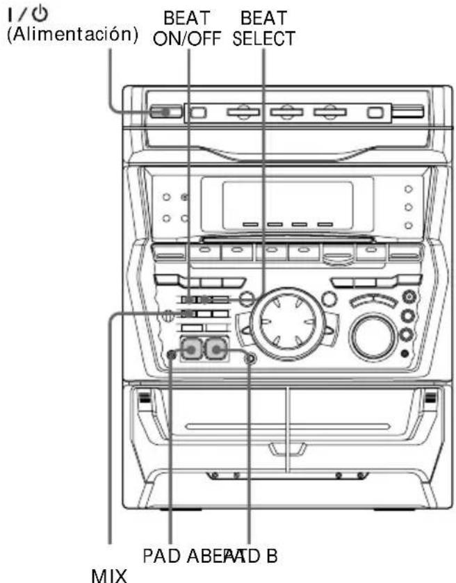 SONY MHCR880 - Utilización de la función BEAT MIX - 1