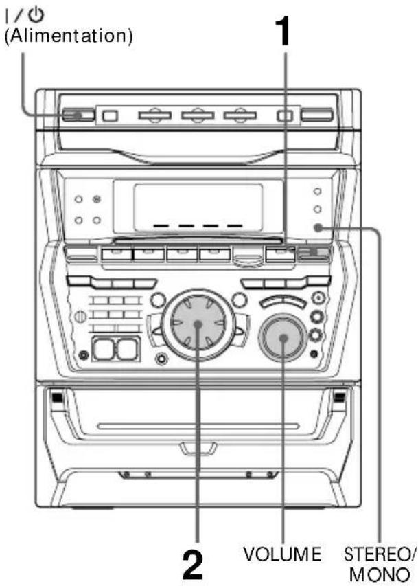 SONY MHCR880 - — Accord d'une station préreglee - 1