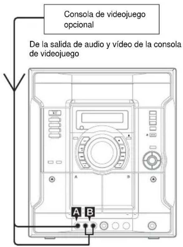 SONY MHCRV20 - Conexión de los componentes opcionales - 1