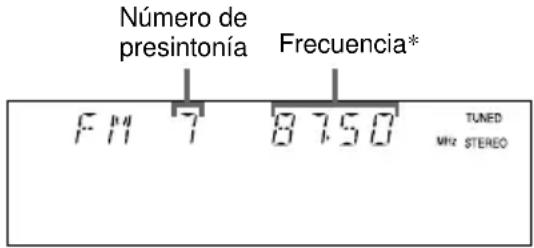 SONY MHCDX30 - — Sintonización de presintonías - 1