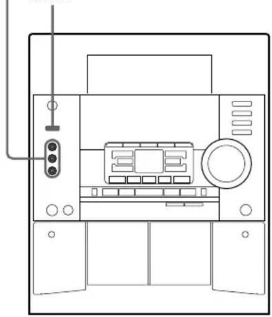 SONY MHCDX30 - Raccordement d'une console de jeux vidéo - 1