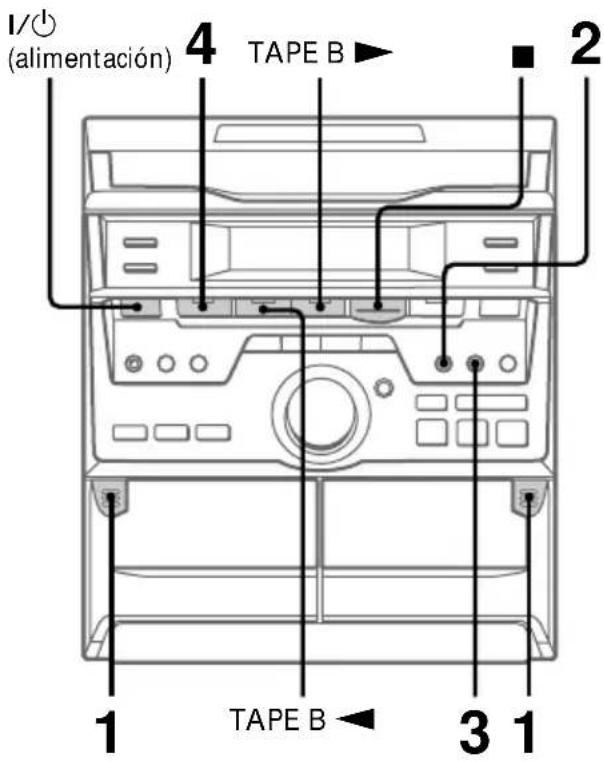 SONY MHCGRX20 - Grabación de una cinta - 1