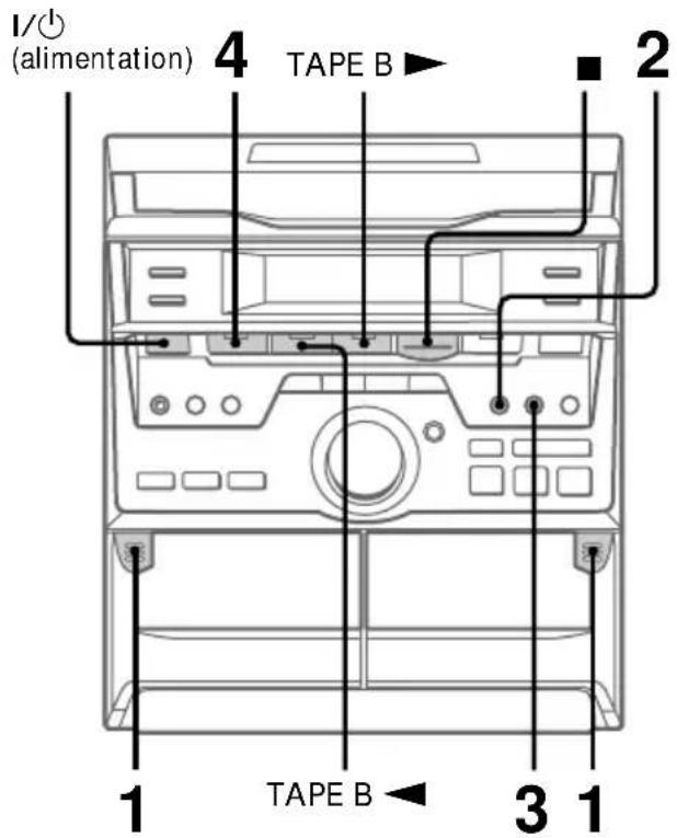 SONY MHCGRX20 - Enregistrement depuis une cassette - 1