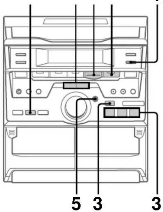 SONY MHCGRX20 - Programación de canciones de CD - 1