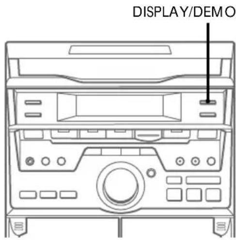SONY MHCGRX20 - Utilisation de l'affichage CD - 1