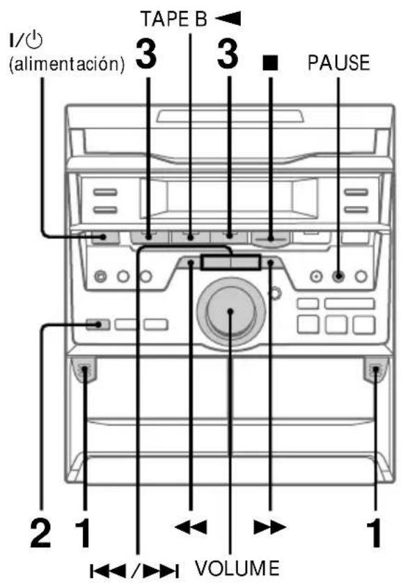 SONY MHCGRX20 - Reproduccion de una cinta - 1