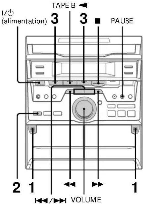 SONY MHCGRX20 - Lecture d'une cassette - 1