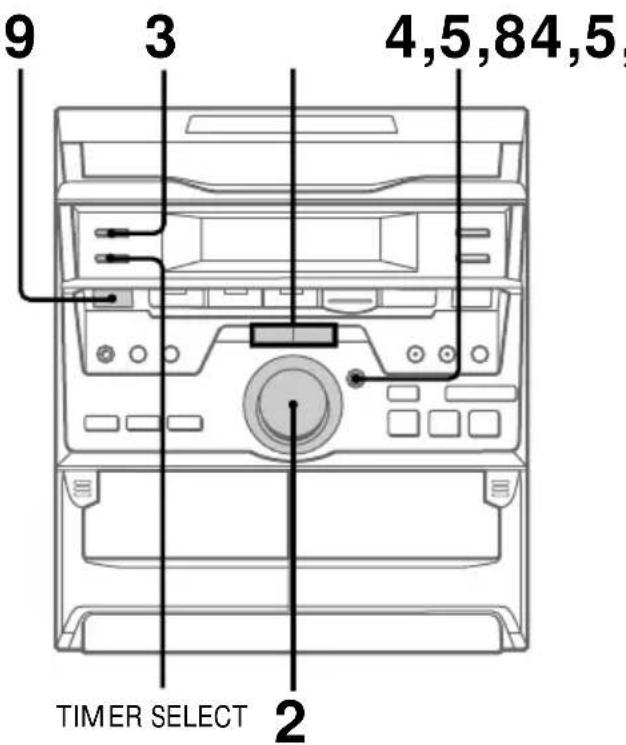 SONY MHCGRX20 - —Minuteriequotidienne - 1