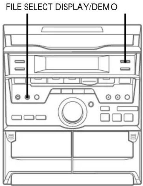 SONY MHCGRX20 - Selección del enfasis de audio - 1