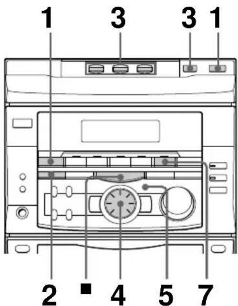 SONY MHCR500 - — Lecture programme - 1