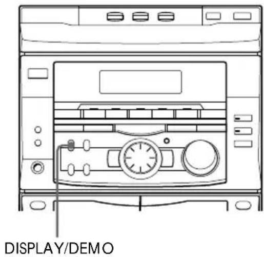 SONY MHCR500 - Utilisation de l'afficheur CD - 1
