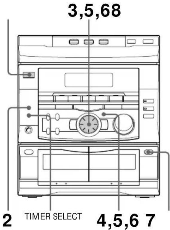SONY MHCR500 - Gravização temporalizada de programas de rádio - 1