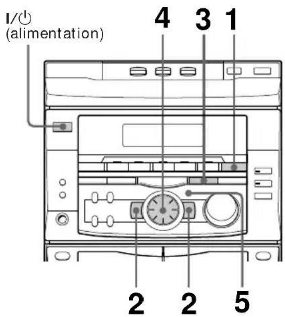 SONY MHCR500 - Étape 3 : PréRéglage des stations de radio - 1