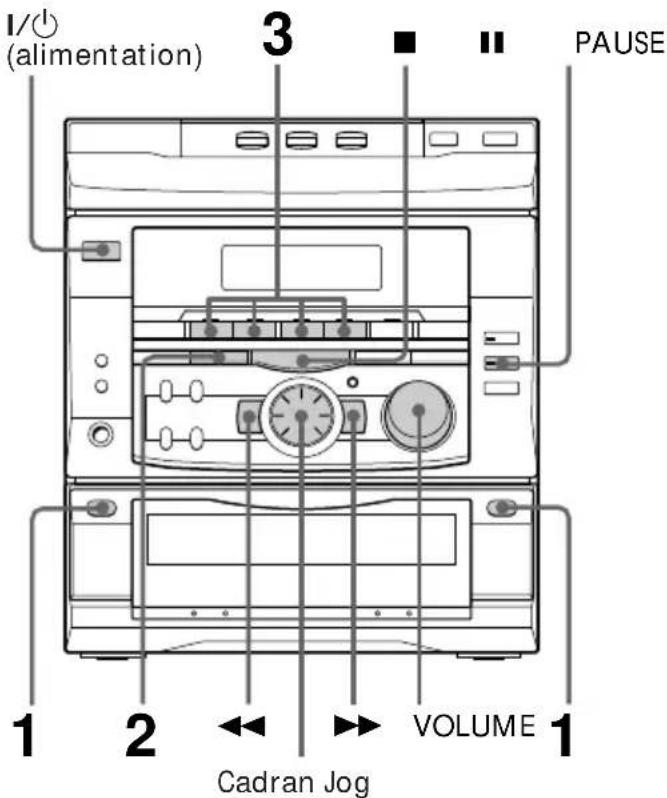 SONY MHCR500 - Lecture d'une cassette - 1