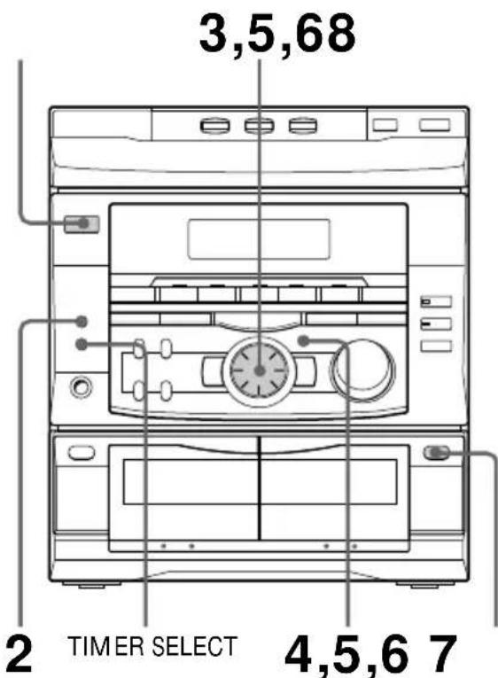 SONY MHCR500 - Enregistrement par minuterie des émissions de radio - 1