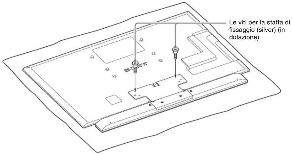 SONY WSCT550B46 - Installazione del diffusore sul supporto del televisore - 3
