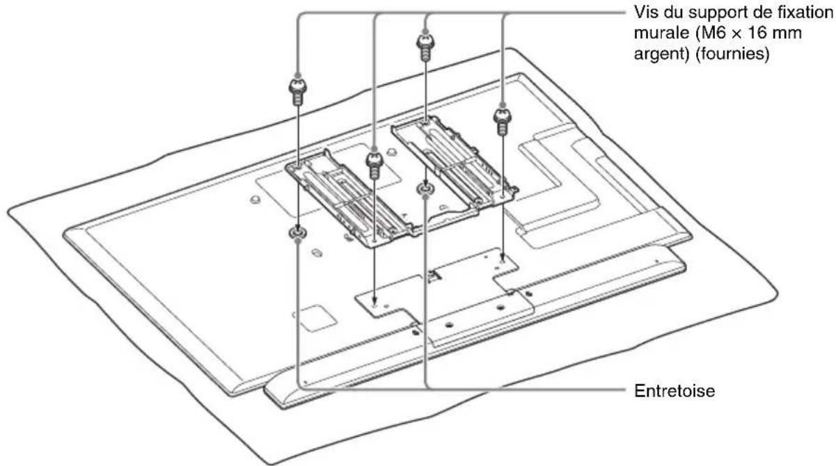SONY WSCT550B46 - Suspension de l'enceinte et du téléviseur au mur - 4