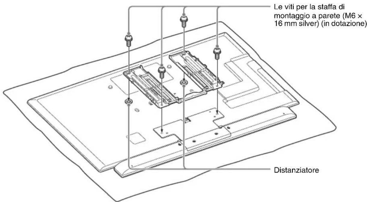 SONY WSCT550B46 - Installazione del diffusore e del televisore a parete - 4