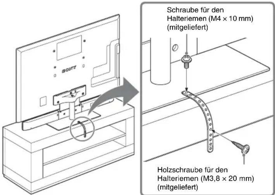 SONY WSCT550B46 - Wenn Sie das Fernsehgerät auf ein Rack stellen - 1