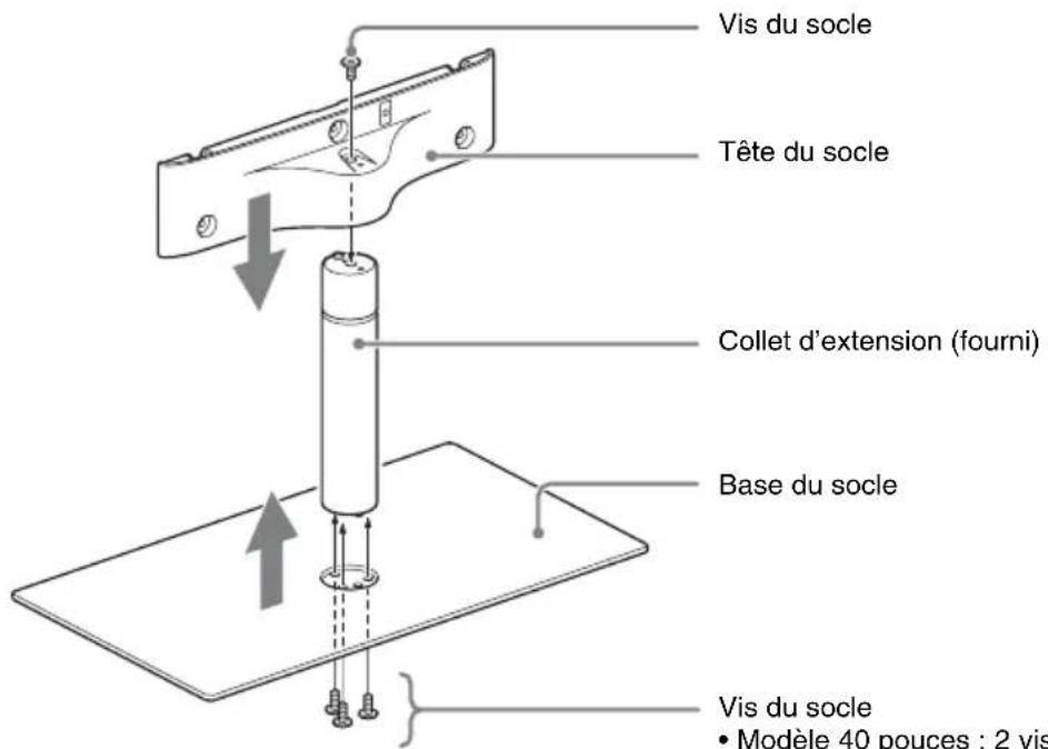 SONY WSCT550B46 - Installation de l'enceinte sur le socle - 1
