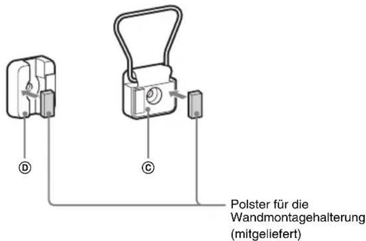 SONY WSCT550B46 - So bringen Sie die Polster an - 2