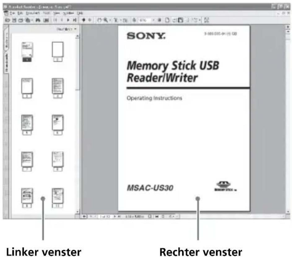 SONY MSACUS30 - Schermoverzicht - 1