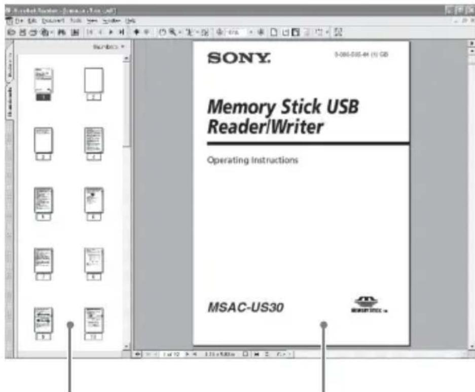 SONY MSACUS30 - Vista schermo - 1