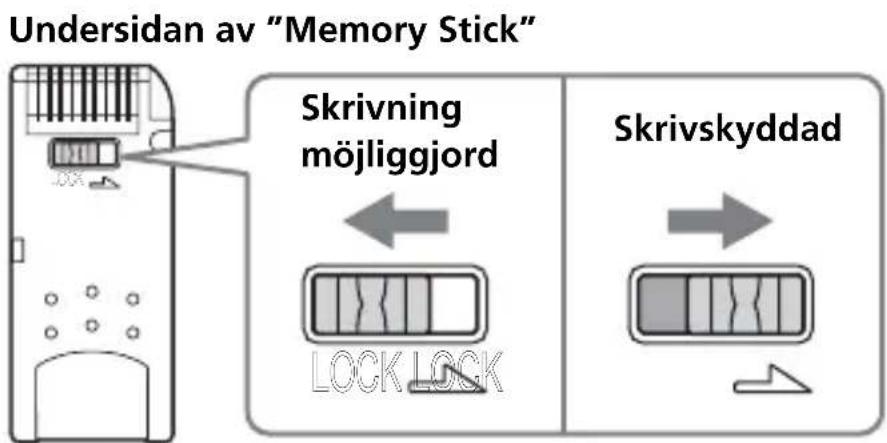 SONY MSACUS30 - Att skrivskydda data - 1