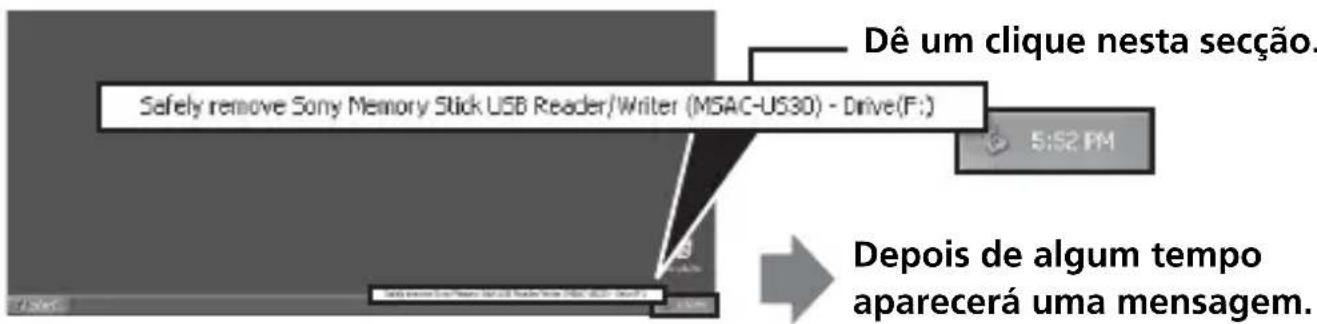 SONY MSACUS30 - Desligando o aparecido do computador pessoal - 2