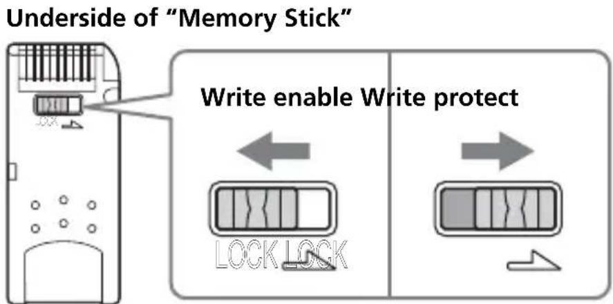 SONY MSACUS30 - Write-protecting data - 1