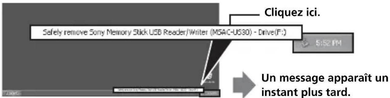 SONY MSACUS30 - Débranchement de l'ordinateur de l'ordinateur - 2