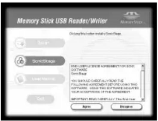 SONY MSACUS30 - Installieren von „SonicStage" (einschließlich „OpenMG") im Computer - 2